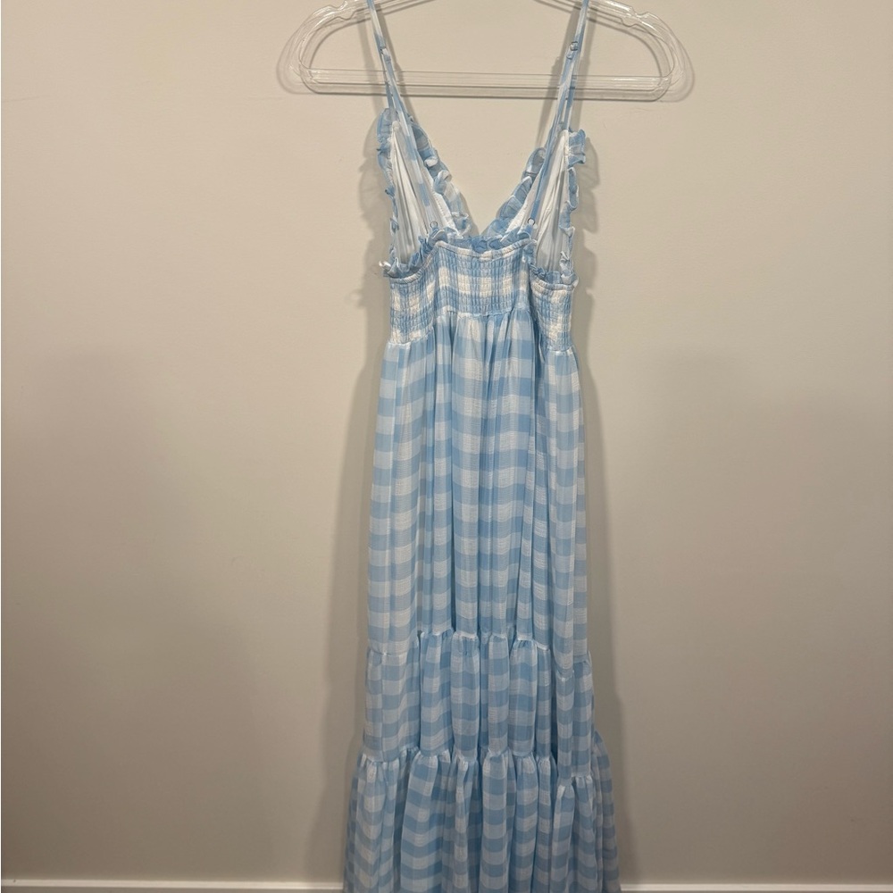 Able Light Blue Ruffled Dress - Picture 5 of 6